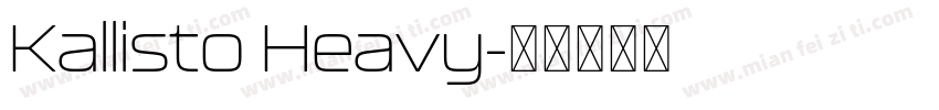 Kallisto Heavy字体转换